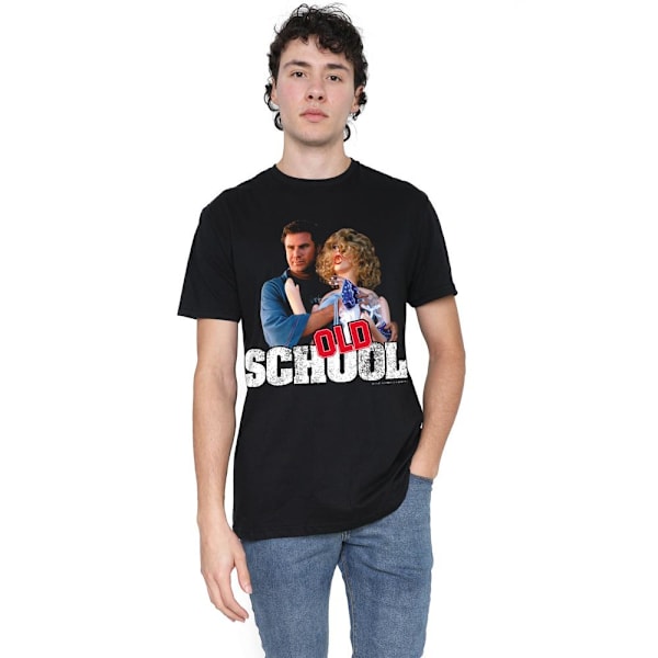 Old School Herr Frank And Friend T-Shirt 4XL Svart Black 4XL