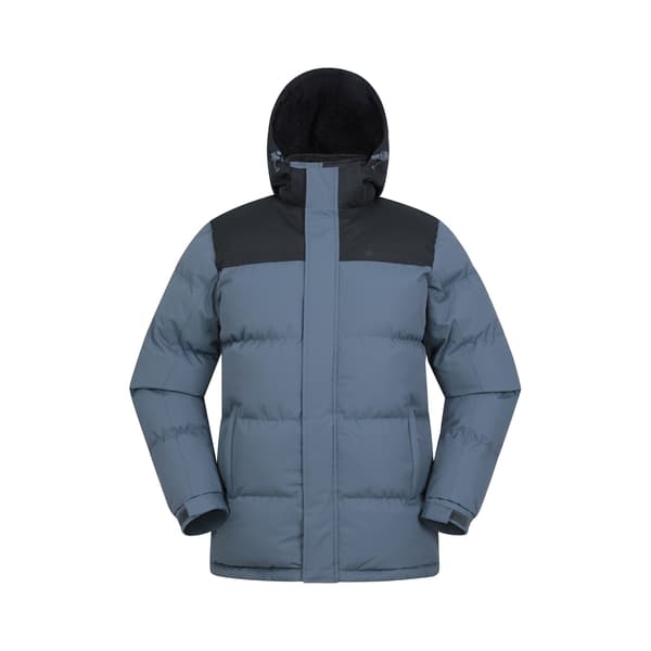 Mountain Warehouse Snow Borg Fodrad Vadderad Jacka Herr S Grå Grey S