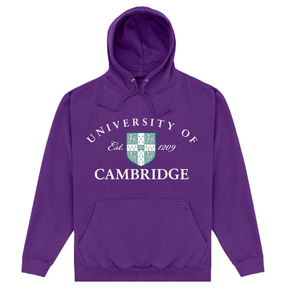 University Of Cambridge Unisex Vuxen Est 1209 Hoodie 3XL Lila Purple 3XL