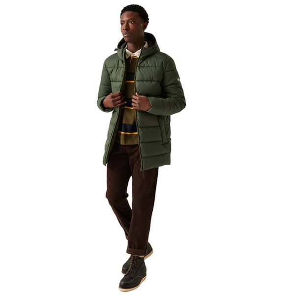 Regatta Lakiver Vadderad Jacka Herr S Mörk Khaki Dark Khaki S