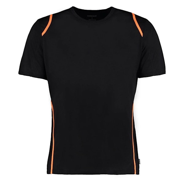 Gamegear® Cooltex® Kortärmad T-shirt / Herr Sportkläder XS B Black/Fluorescent Orange XS