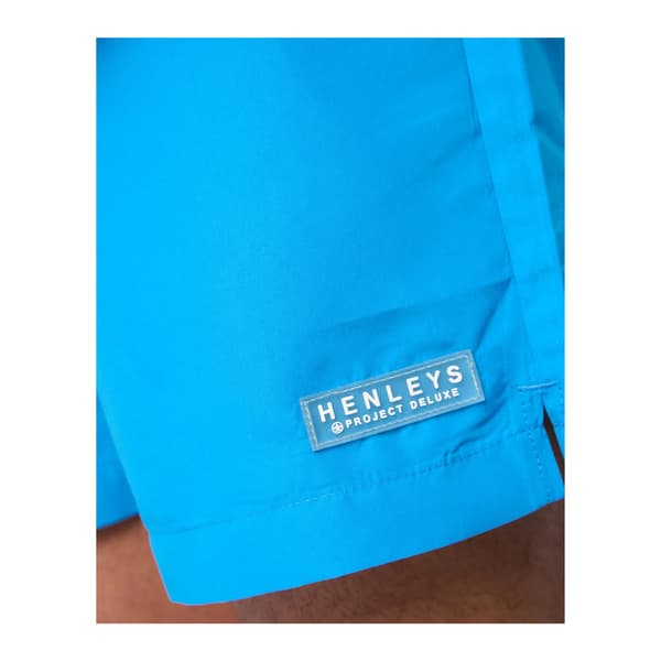 Henleys Henpool Badshorts för män L Blå Blue L
