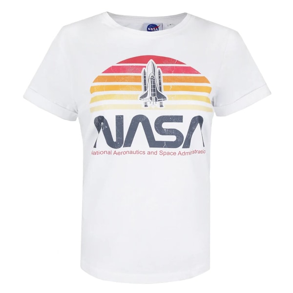 NASA Dam/Kvinnor Solnedgång T-Shirt M Vit White M