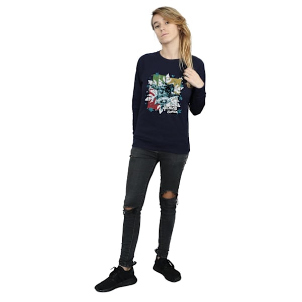 Marvel Dam/Damer Jul Black Widow Sweatshirt XS Deep N Deep Navy XS