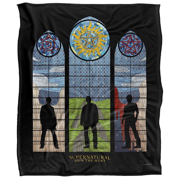 Supernatural Filtmålat Glas Filt En Storlek Flerfärgad Multicoloured One Size