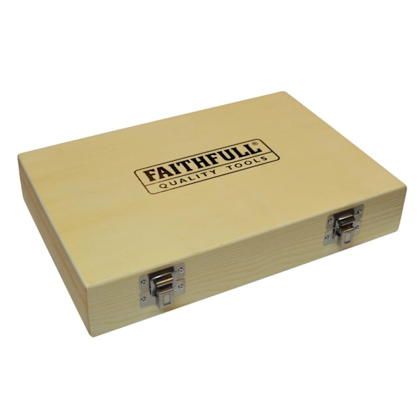 Faithfull 1/4in Tct Fräsbitsset, 30 Delar One Size Multi Col Multi Colour One Size