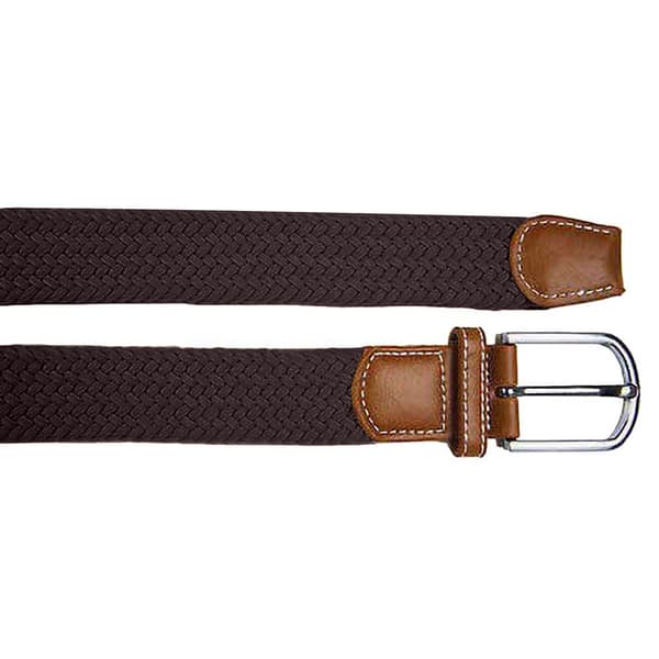 Asquith & Fox Herr Vävd Flätad Stretchbälte En Storlek Brun Brown One Size