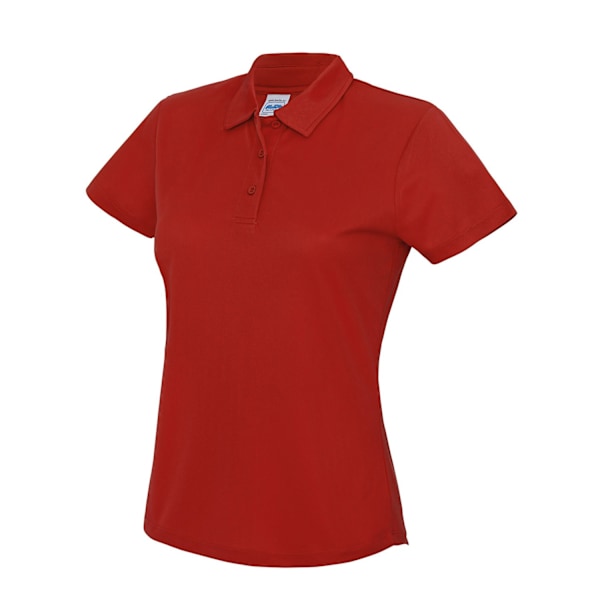 Awdis Dam/Kvinnor Fukttransporterande Lady Fit Poloskjorta 16 UK Fire Red 16 UK