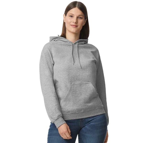 Gildan Unisex Vuxen Mellanvikt Fleece Hoodie 3XL Sports Grey Sports Grey 3XL