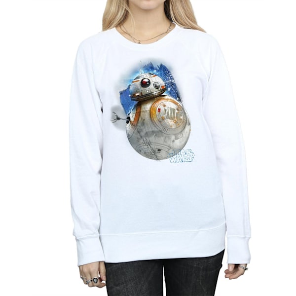Star Wars Dam/Damer The Last Jedi BB-8 Borstad Sweatshirt S White S
