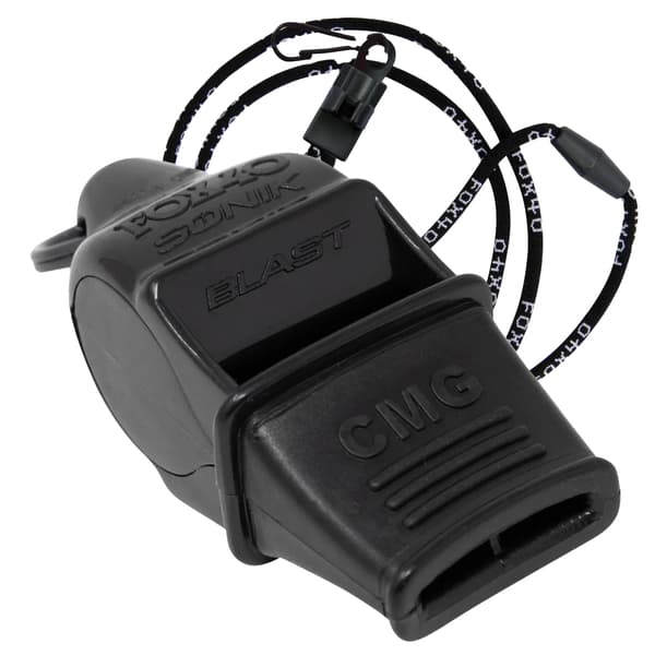 Fox 40 Sonik Blast Visselpipa och Snodd One Size Svart Black One Size