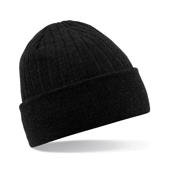 Beechfield Unisex Adult Thinsulate Beanie One Size Svart Black One Size