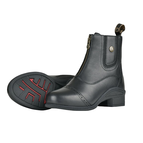 Dublin Unisex Adult Eminence Zip Läder Paddock Stövlar 11 UK Bl Black 11 UK