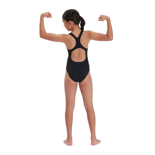 Speedo Medalist Eco Endurance+ Baddräkt för flickor 4 år Black 4 Years