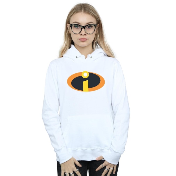 Disney Dam/Kvinnor The Incredibles Kostym Logo Hoodie M Vit White M