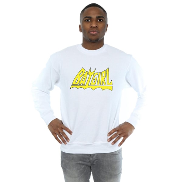 DC Comics Batgirl Logo Sweatshirt S Vit White S