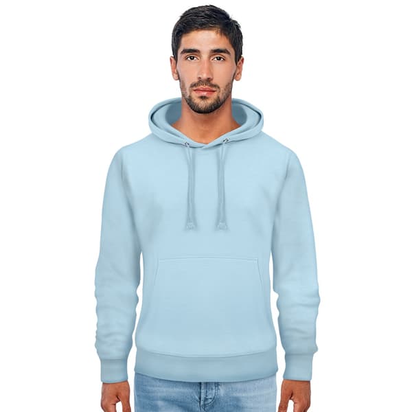 Casual Classics Herr Ringspun Bomullshuvtröja S Ljusblå Light Blue S