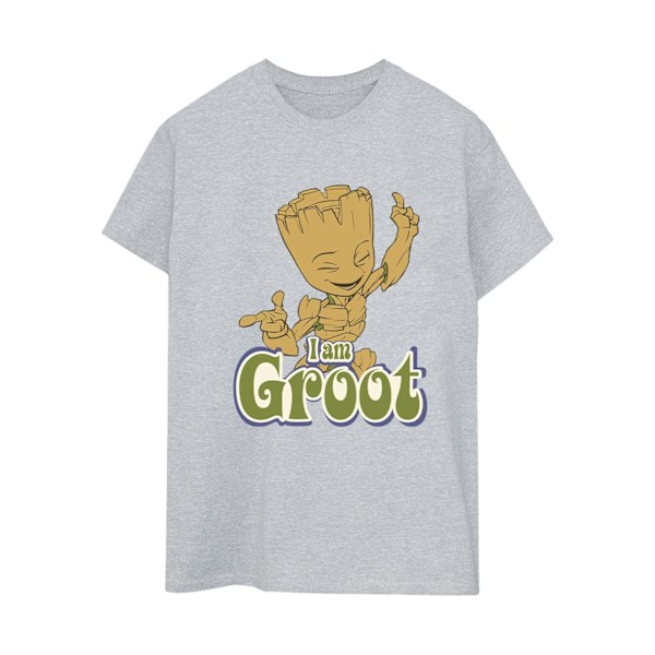 Guardians Of The Galaxy Dam/Damer Groot Dansande Bomull Boyf Sports Grey M