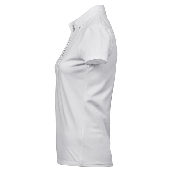 Tee Jays Dam/Dam Lyxig Stretch Pikétröja M Vit White M