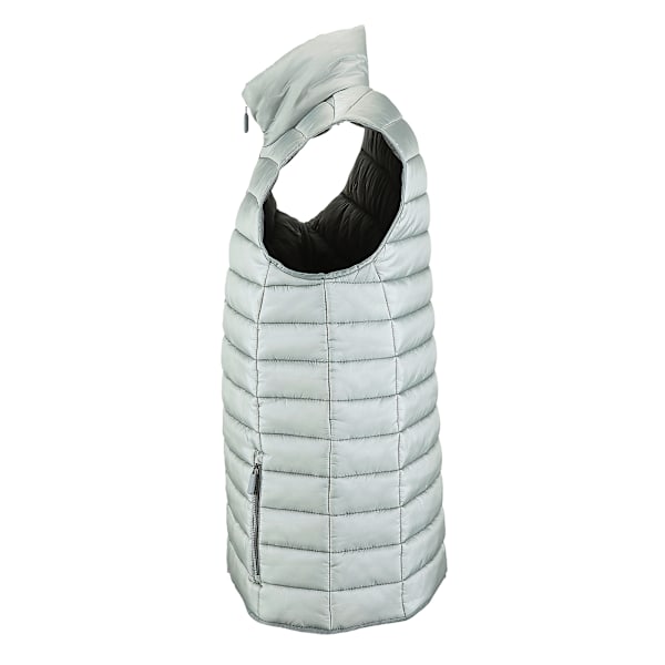 SOLS Herr Wave Vadderad Vattenavvisande Bodywarmer/Gilet L Metal Metal Grey L