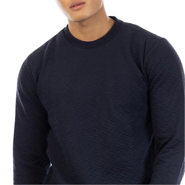 Peter Werth Herr Quiltad Tröja S Mörkblå Dark Navy S