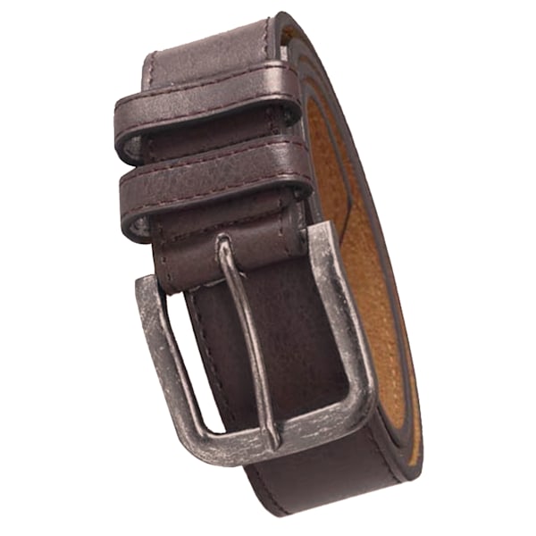 Duke D555 Archie Bältesbälte i Limmat Läder, Storlek 48, Brun Brown 48