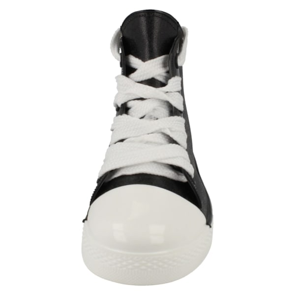 Spot On Dam/Dam Baseball Style Snörning Ankle Wellington B Black 3 UK
