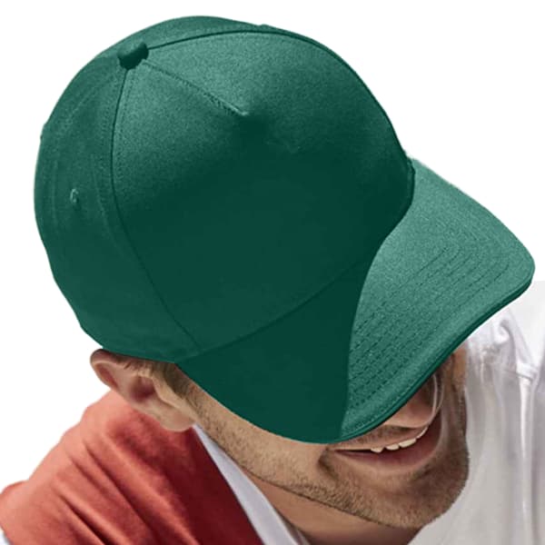 Beechfield EarthAware Classic 5 Panel Ekologisk Bomulls Baseballkeps Bottle Green One Size