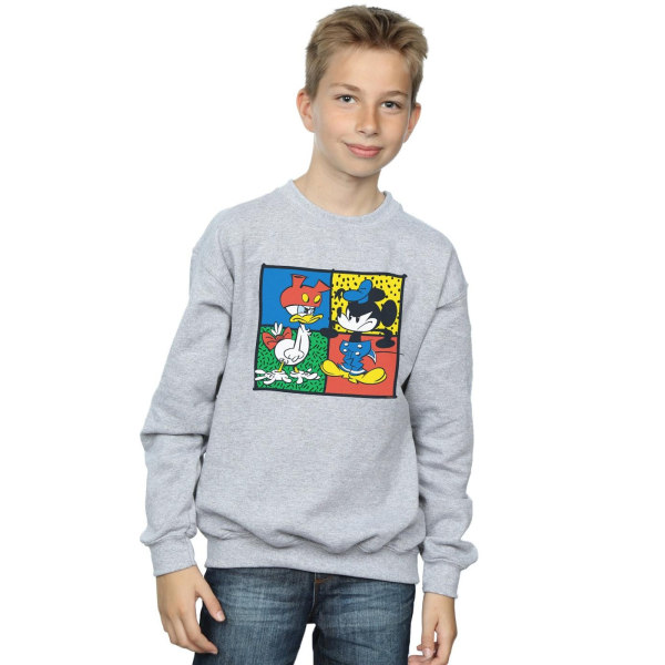 Disney Boys Musse Pigg Donald Kläder Swap Sweatshirt 5-6 Ja Sports Grey 5-6 Years