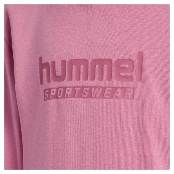 Hummel Flickor Base Loopback Hoodie 5-6 År Rosa Pink 5-6 Years