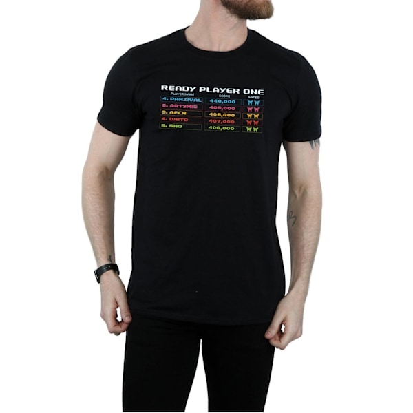 Ready Player One Herr 8-Bit Scoreboard T-Shirt L Svart Black L