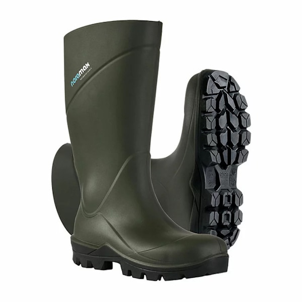 Nora Max Unisex Adult Agri O4 Professionella PU-stövlar 14 UK Gröna Green 14 UK