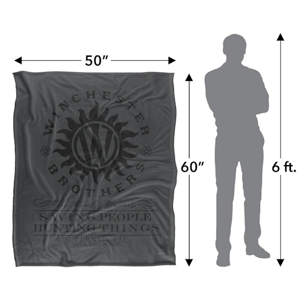 Supernatural Winchester Bros Logofilt En Storlek Flerfärgad Multicoloured One Size
