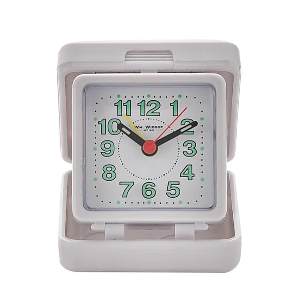 Hometime Quartz Rese Analog Väckarklocka One Size Vit White One Size