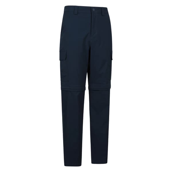 Mountain Warehouse Delta Stretch Zip-Off Cargo Byxor Herr - Normal Passform Navy 34R