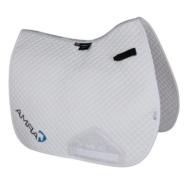 ARMA Logo Häst GP Sadelpad 15in - 16.5in Vit White 15in - 16.5in