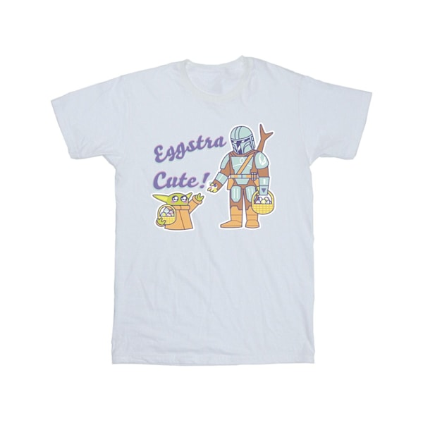 Star Wars The Mandalorian Eggstra Cute Grogu T-shirt för män 5XL W White 5XL