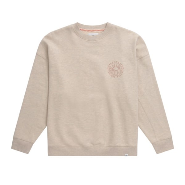 Animal Womens/Ladies Dakota Organic Sweatshirt 10 UK Ljus Beige Light Beige 10 UK