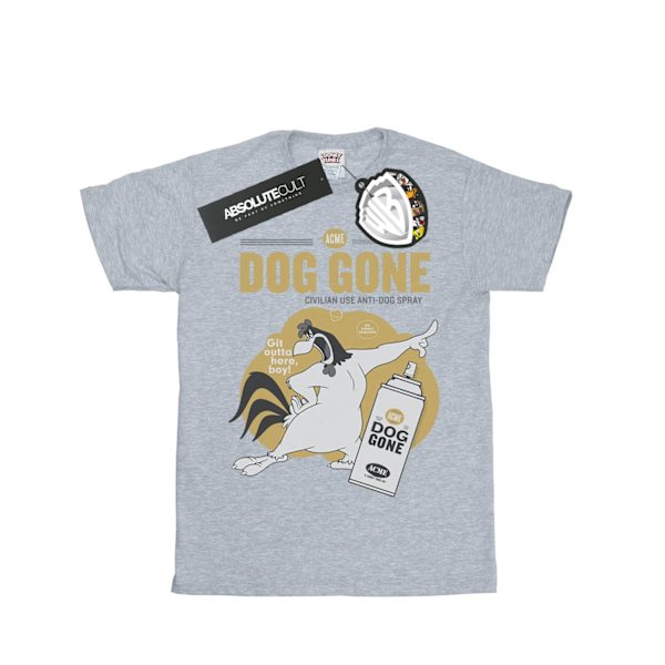 Looney Tunes Girls Foghorn Leghorn Dog Gone Bomull T-shirt 7-8 Sports Grey 7-8 Years