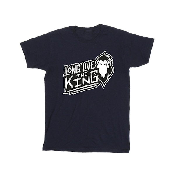 Disney Girls The Lion King The King Bomull T-shirt 7-8 år Marinblå Navy Blue 7-8 Years