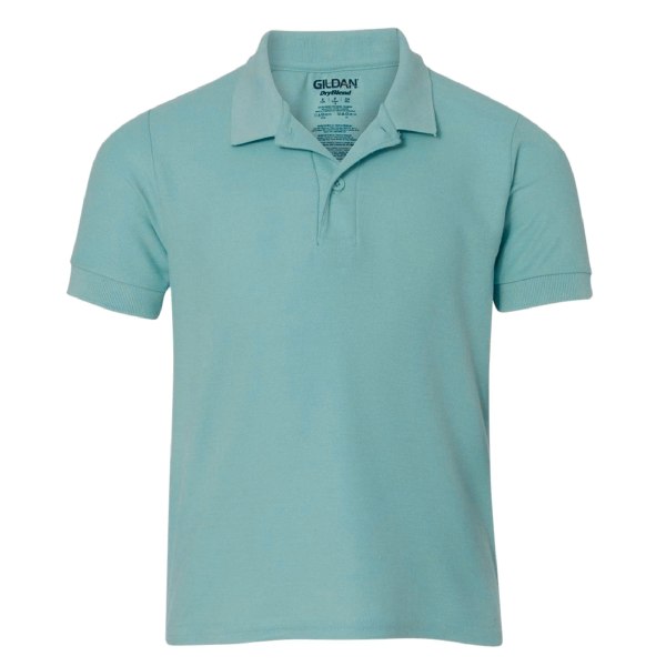 Gildan Mens Premium Cotton Sport Double Pique Polo Shirt S Chal Chalky Mint S