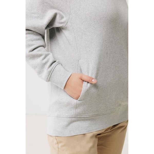 Iqoniq Unisex Vuxen Yengo Återvunnen Bomull Sidoficka Hoodie XS Light Heather Anthracite XS