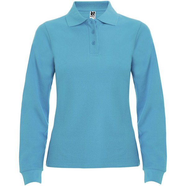Roly Dam/Kvinnor Estrella Långärmad Pikétröja XXL Turkos Turquoise XXL