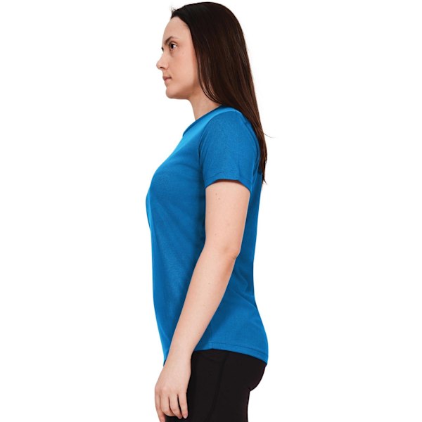 Casual Classics Original Tech T-shirt för Kvinnor/Dam Storlek L Safir Sapphire Blue L