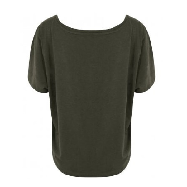 Ecologie Dam/Ladies Daintree EcoViscose Cropped T-Shirt L Fe Fern Green L