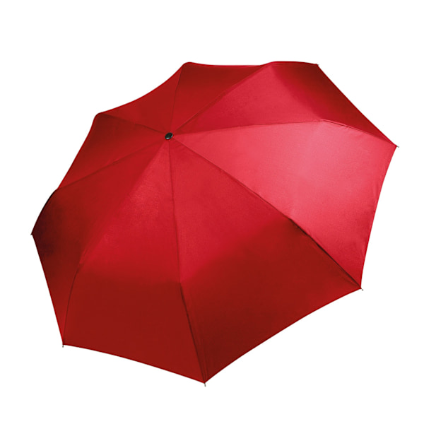 Kimood Fällbar Kompakt Mini Paraply En Storlek Röd Red One Size