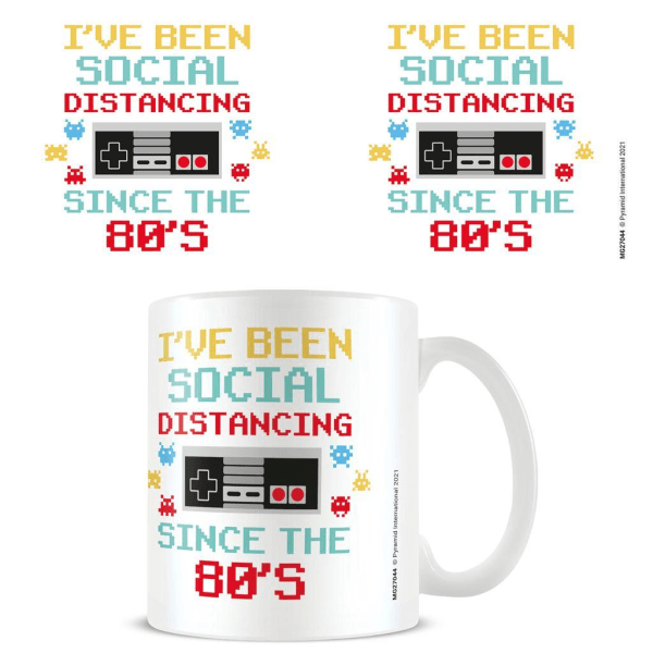 Pyramid International Social Distance Sedan 80-talet Mug One S Multicoloured One Size