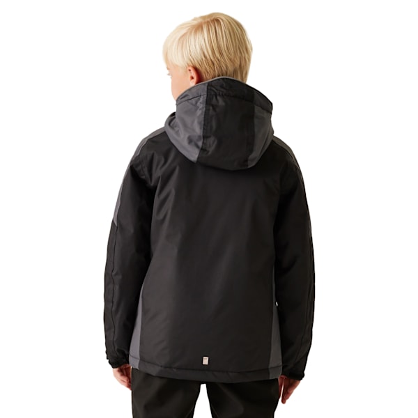 Regatta Barn/Ungdom Hurdle V Vattentät Jacka 9-10 År Bl Black/Seal Grey 9-10 Years