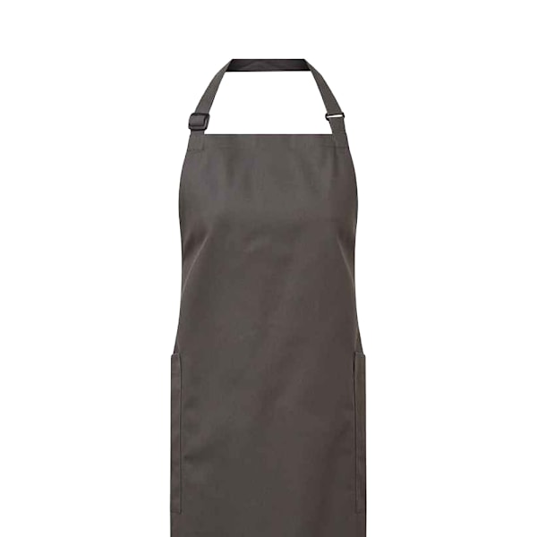 Premier Organic Fairtrade Certified Recycled Full Apron One Size Dark Grey One Size
