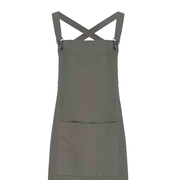 Premier Cross Back Barista Haklappsförkläde One Size Mörkgrå Dark Grey One Size